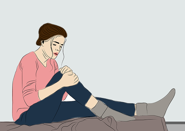 女士、床上、疼痛-康兴医疗器械官网