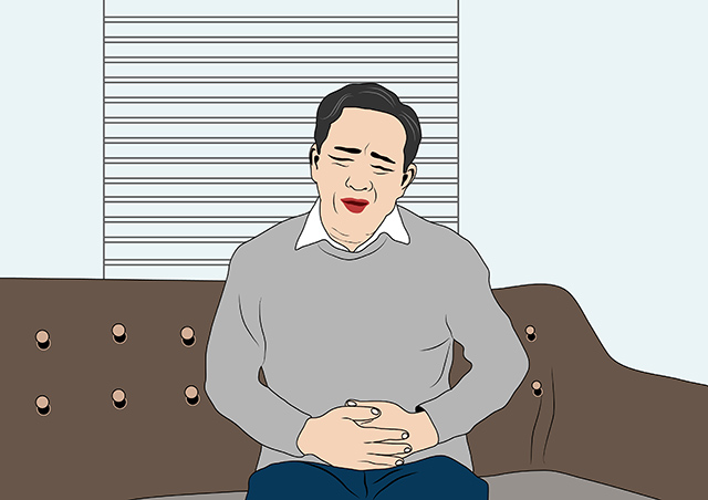 肚子疼、老人、身体-康兴医疗器械官网